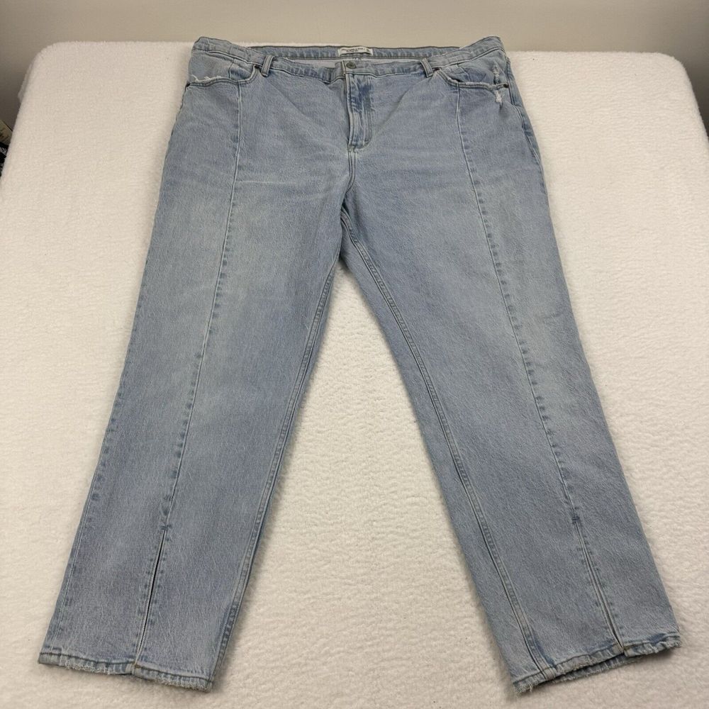 Abercrombie & Fitch Jeans Women's 36/22S Blue 90s Straight Ultra High Rise Denim